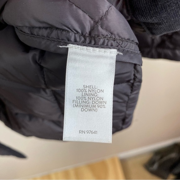 J. Jill Cord-Trimmed Down Puffer Jacket Chore Coat - Picture 5 of 6